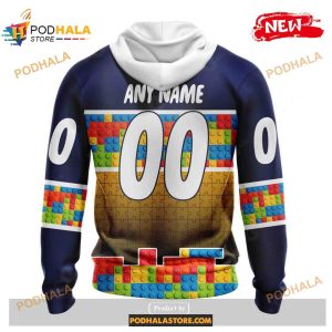Custom NHL Pittsburgh Penguins Puzzle Game Gradients Full Color Shirt Hoodie 3D 2