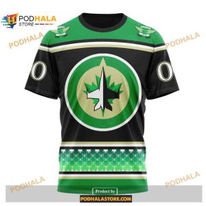 Custom NHL Winnipeg Jets Hockey Patricks Day Shirt Hoodie 3D 3