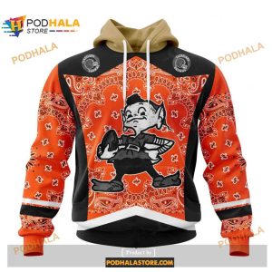 Custom Name Cleveland Browns Unisex Classic Style Shirt NFL Hoodie 3D 1