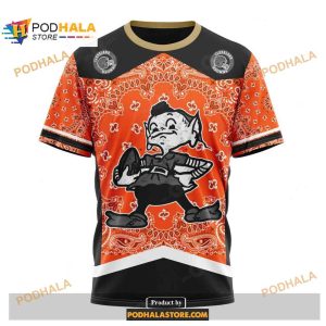 Custom Name Cleveland Browns Unisex Classic Style Shirt NFL Hoodie 3D 3