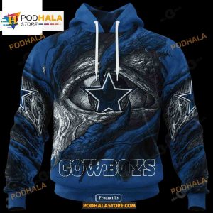 Custom Name Cowboys Demon Eyes Shirt NFL Hoodie 3D LIMITED EDITION 1