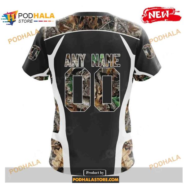 Custom Name Dallas Cowboys Camo Hunting Black Design Shirt NFL Hoodie 3D