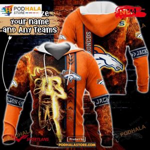 Denver Broncos 3D Hoodie