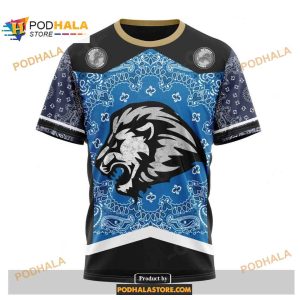 Custom Name Detroit Lions Unisex Classic Style Shirt NFL Hoodie 3D 3