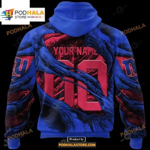 Custom Name Giants Demon Eyes Shirt NFL Hoodie 3D LIMITED EDITION 2