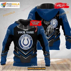 NEW NFL Indianapolis Colts Special Kits With Skull Art 3D Hoodie