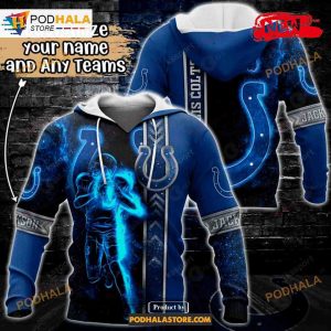 Indianapolis Colts NFL Personalized Your Name Fishing Camo Hoodie 3D All  Over Print