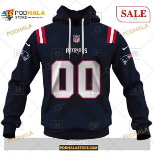 Custom New England Patriots Home Shirt NFL Hoodie 3D Podhalastore