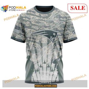 Custom New England Patriots Honor US Air Force Veterans Shirt NFL Hoodie 3D 3