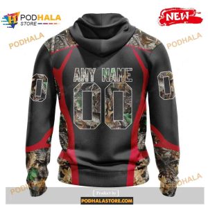 Custom New England Patriots Special Camo Hunting Black Design NFL Hoodie 3D 2