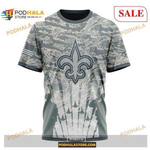Custom New Orleans Saints Honor US Air Force Veterans Shirt NFL Hoodie 3D 3