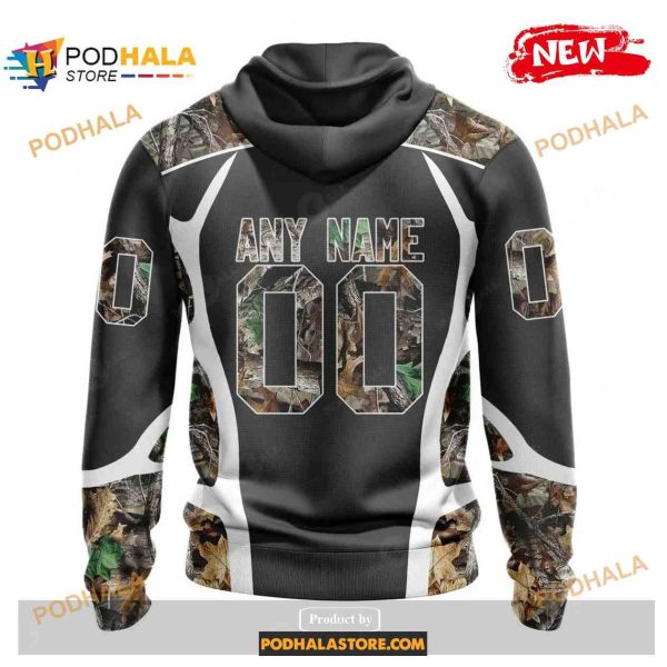 Custom New York Giants Special Camo Hunting Black Design NFL Hoodie 3D