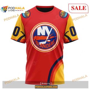 Custom New York Islanders All Star Sunset Nhl 3d Shirt 3d Hoodie 3
