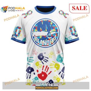 Custom New York Islanders Autism Awareness Design Nhl 3d Shirt 3d Hoodie 3