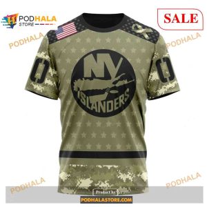 Custom New York Islanders Camo Military Appreciation Nhl 3d Shirt 3d Hoodie 3