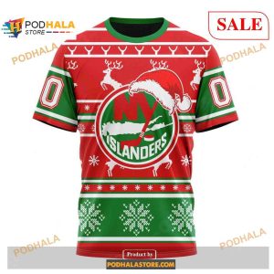 Custom New York Islanders Christmas Nhl Unisex Shirt 3d Hoodie 3