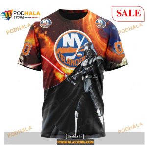 Custom New York Islanders Design X Star War Nhl 3d Shirt 3d Hoodie 3