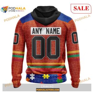 Custom New York Islanders Fearless Aganst Autism Nhl 3d Shirt 3d Hoodie 2