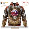 Custom New York Islanders Native Costume Design NHL 3D Shirt 3D Hoodie
