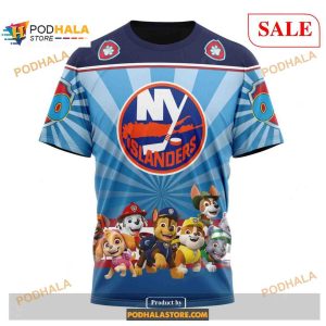 Custom New York Islanders Paw Patrol Nhl 3d Shirt 3d Hoodie 3