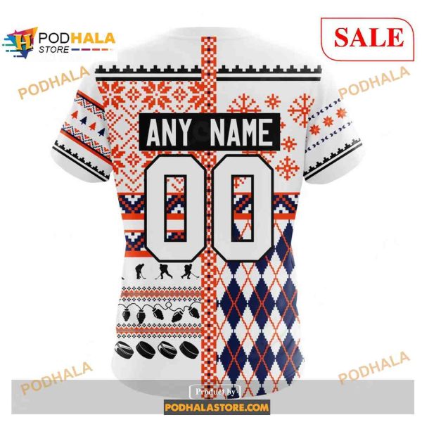 Custom New York Islanders Unisex Christmas NHL 3D Shirt 3D Hoodie