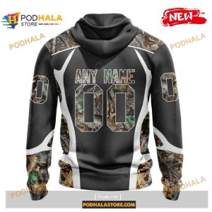 Custom New York Jets Special Camo Hunting Black Design NFL Hoodie 3D 2