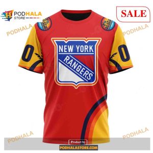 Custom New York Rangers All Star Sunset Nhl Shirt Hoodie 3d 3