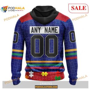 Custom New York Rangers Fearless Aganst Autism Nhl Shirt Hoodie 3d 2