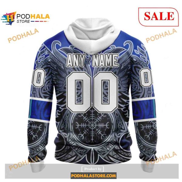 Custom New York Rangers Norse Viking Symbols NHL Shirt Hoodie 3D