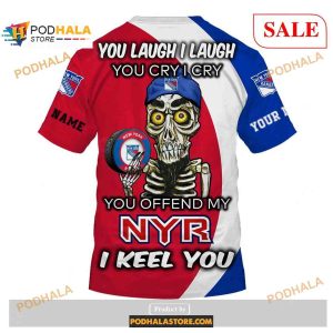 Custom New York Rangers Sweatshirt Nhl Hoodie 3d You Laugh I Laugh You Cry I Cry 4