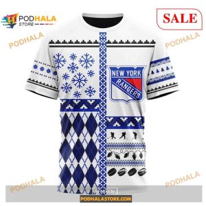 Custom New York Rangers Unisex Christmas Nhl Shirt Hoodie 3d 3