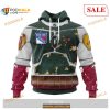 Custom New York Rangers X Boba Fett's Armorized Design For Star Wars NHL Shirt Hoodie 3D