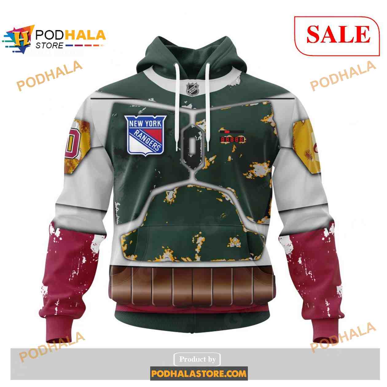 Star Wars Boba Fett Hockey Jersey Set 