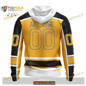 Custom Nhl Boston Bruins Reverse Retro Redesign Shirt Hoodie 3d 2