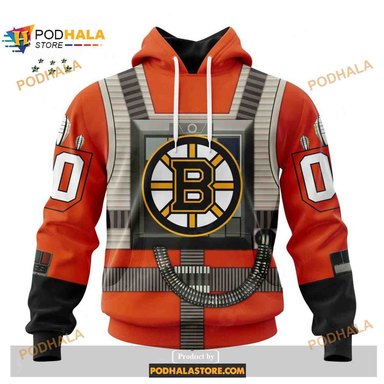 Custom NHL Boston Bruins Black Hockey Fights Cancer Shirt Hoodie 3D - Bring  Your Ideas, Thoughts And Imaginations Into Reality Today