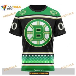 Custom Nhl Boston Bruins Unisex Kits Hockey Patricks Day Shirt Hoodie 3d 3
