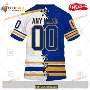 Custom Nhl Buffalo Sabres Mix Color Jersey 2023 Shirt Hoodie 3d 4