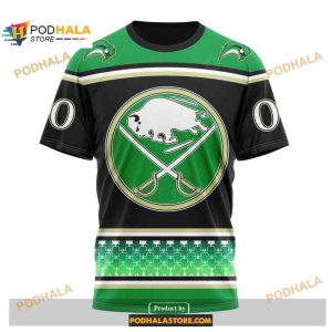 Custom Nhl Buffalo Sabres Unisex Kits Hockey Patricks Day Shirt Hoodie 3d 3