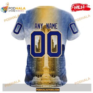 Custom Nhl Buffalo Sabres With Buffalo City Hall Shirt Hoodie 3d 4