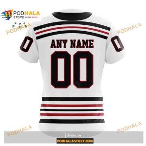 Custom Nhl Chicago Blackhawks Reverse Retro Redesign Shirt Hoodie 3d 4