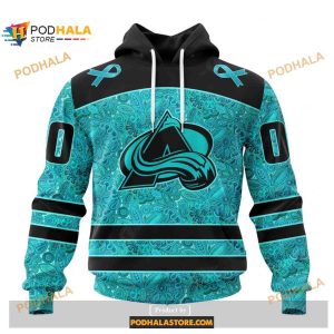 NHL Colorado Avalanche Puzzle Autism Awareness Personalized Hoodie
