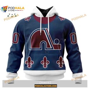 Custom Nhl Colorado Avalanche Reverse Retro Redesign Shirt Hoodie 3d 1