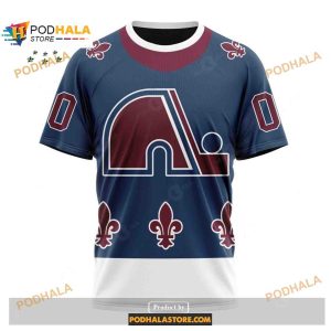 Custom Nhl Colorado Avalanche Reverse Retro Redesign Shirt Hoodie 3d 3