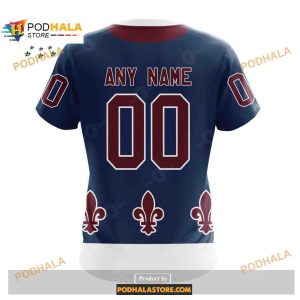 Custom Nhl Colorado Avalanche Reverse Retro Redesign Shirt Hoodie 3d 4