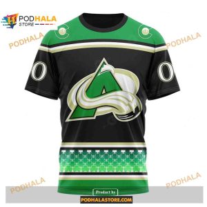 Custom Nhl Colorado Avalanche Unisex Kits Hockey Patricks Day Shirt Hoodie 3d 3