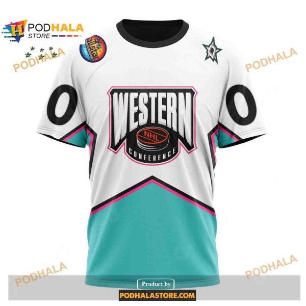 Custom NHL Dallas Stars All-Star Western Conference 2023 Shirt Hoodie 3D