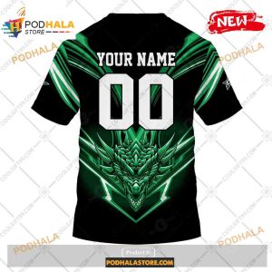 Custom Nhl Dallas Stars Dragon Design Shirt Hoodie 3d 4