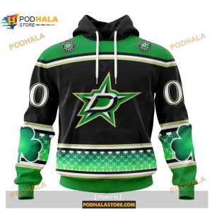 Custom Nhl Dallas Stars Unisex Kits Hockey Patricks Day Shirt Hoodie 3d 1