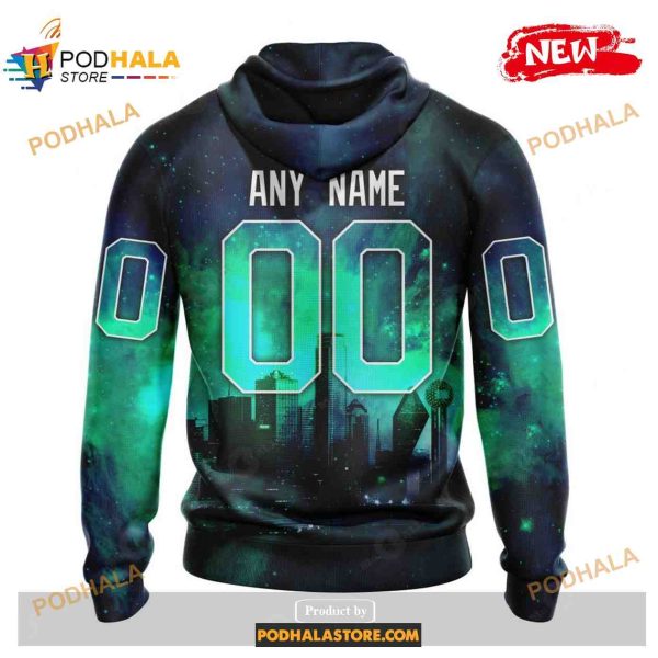 Custom NHL Dallas Stars With Night Sky Galaxy Shirt Hoodie 3D