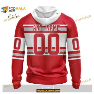 Custom Nhl Detroit Red Wings Reverse Retro Redesign Shirt Hoodie 3d 2